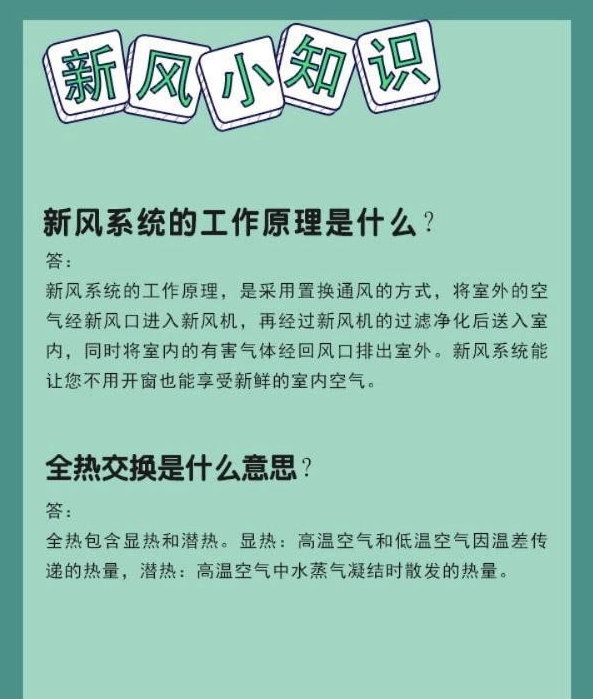問(wèn)答篇丨關(guān)于新風(fēng)不得不說(shuō)的事兒